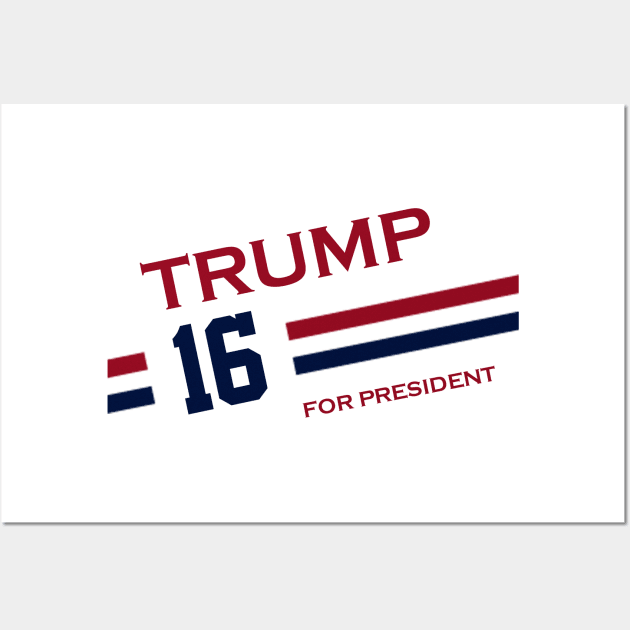 Donald Trump 2016 Wall Art by ESDesign